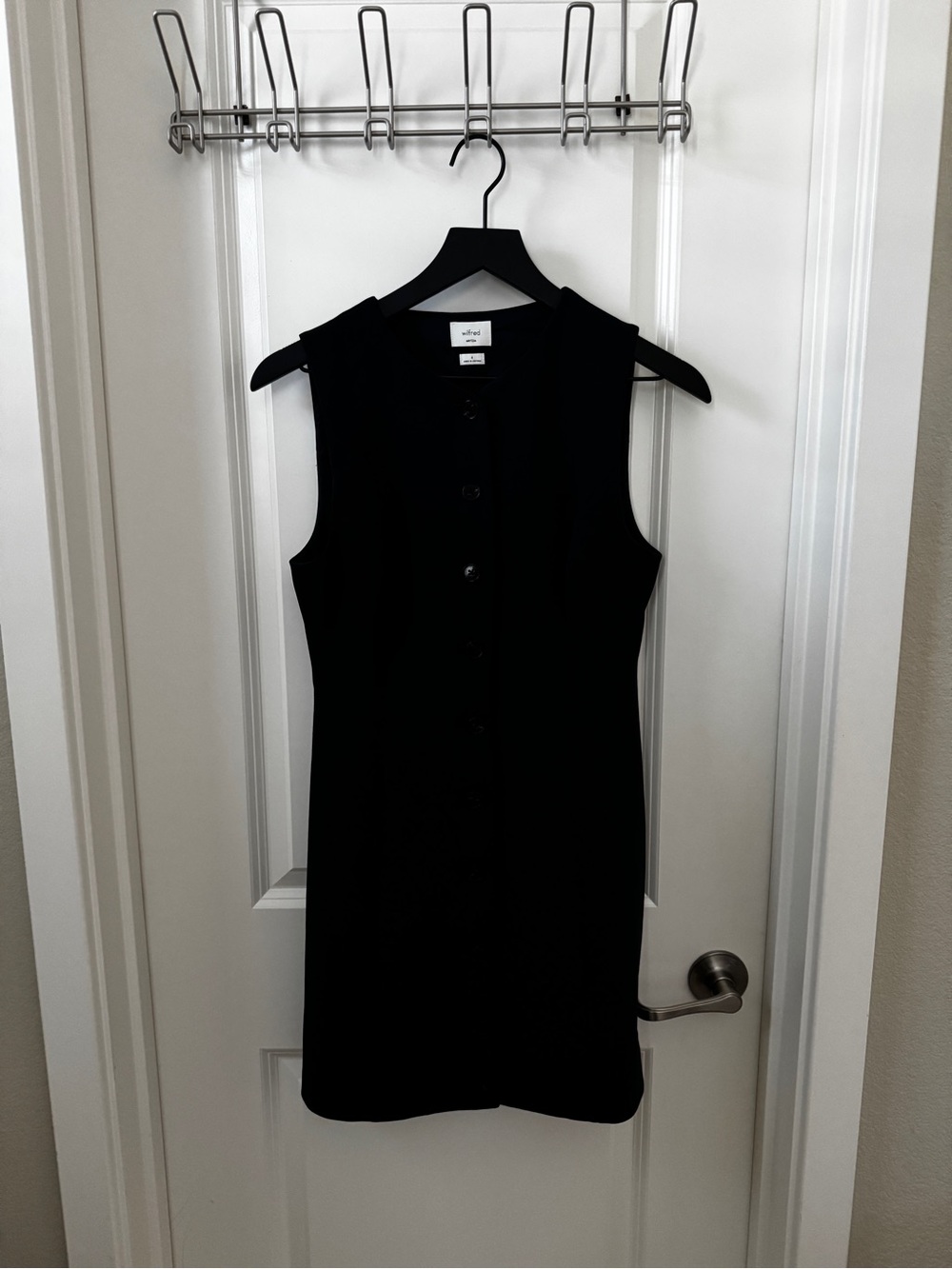 Wilfred by Aritzia Navy Sleeveless Regal Dress - Picture 2 of 8